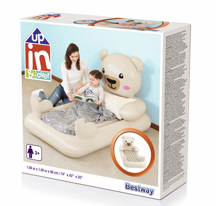 Bestway Dreamchaser Teddy Bear Kids Airbed Toddlers Inflatable Bed - 67712