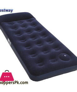 Bestway Inflatable Mattress Camping Air Bed with Twin Foot Pump - 67223