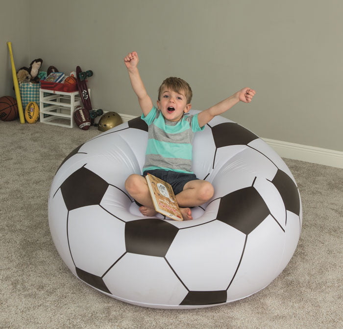 Bestway Inflattable Beanless Soccer Ball Chair 75010