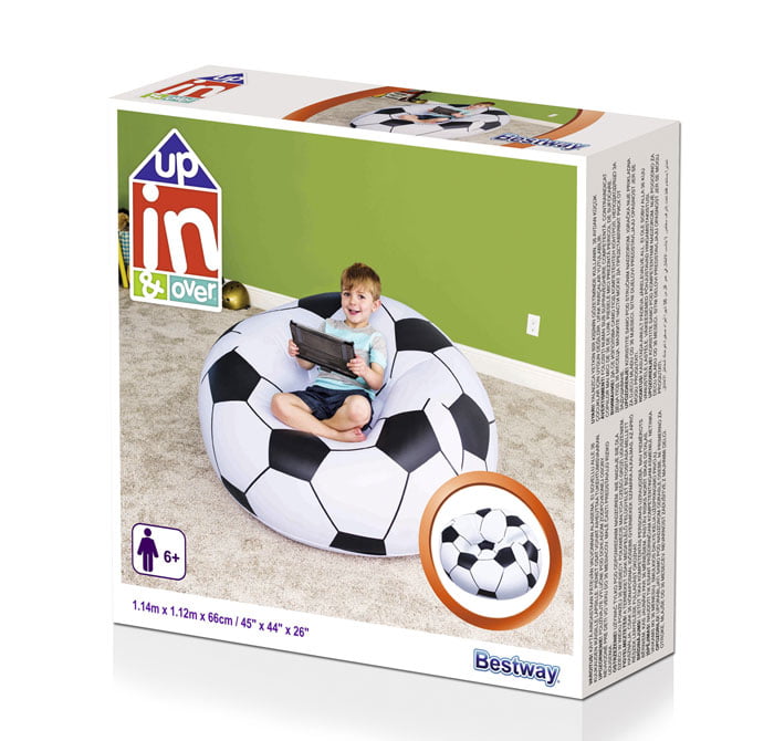 Bestway Inflattable Beanless Soccer Ball Chair 75010