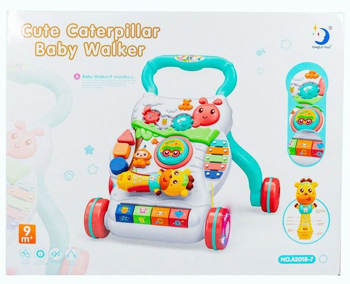 Cute Caterpillar Baby Activity Walker A2018-6