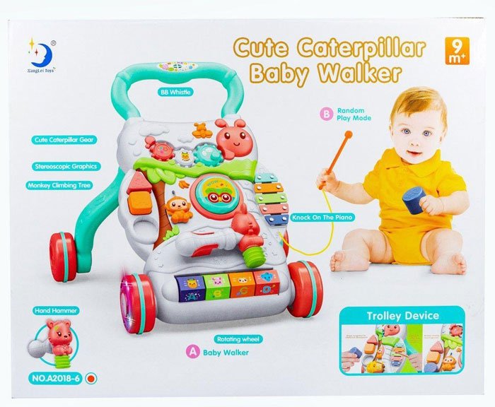 Cute Caterpillar Baby Activity Walker A2018-6