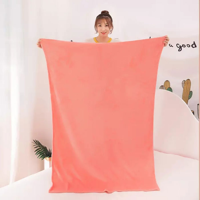 Cute Husky Soft Dog Plush Pillow &Amp; Blanket Set