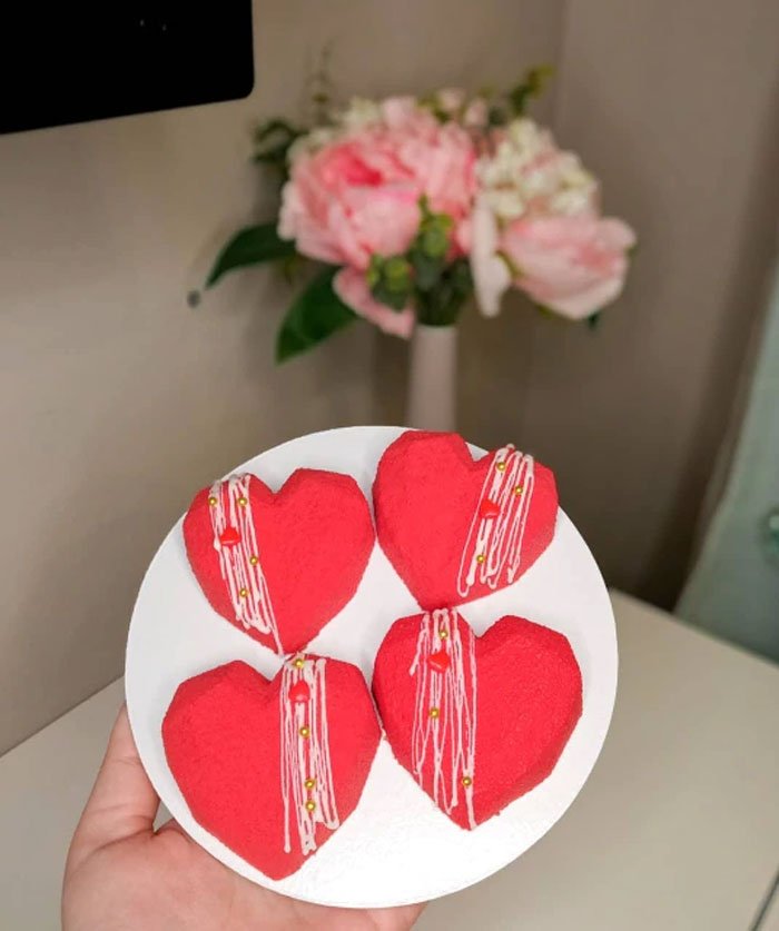 Diamond 3d Heart Shape Silicone Mold 6 Cavity