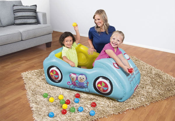 Bestway Fisher Price Inflatable Sports Car -25 Balls 93535