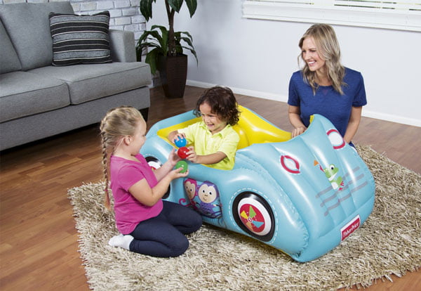 Bestway Fisher Price Inflatable Sports Car -25 Balls 93535
