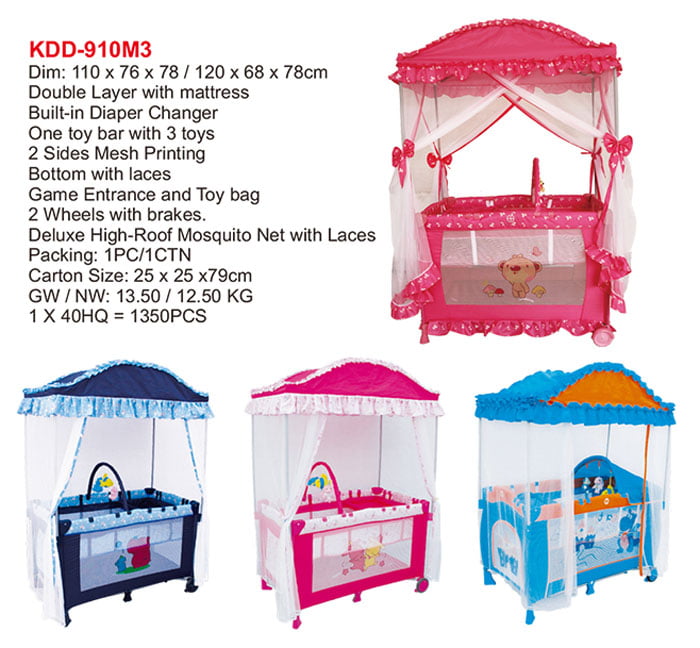 Good Quality New Design Baby Folding Playpen - Kdd-910M3