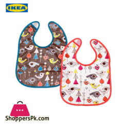 IKEA BUSSIG Bib Multicolor Set Of 2