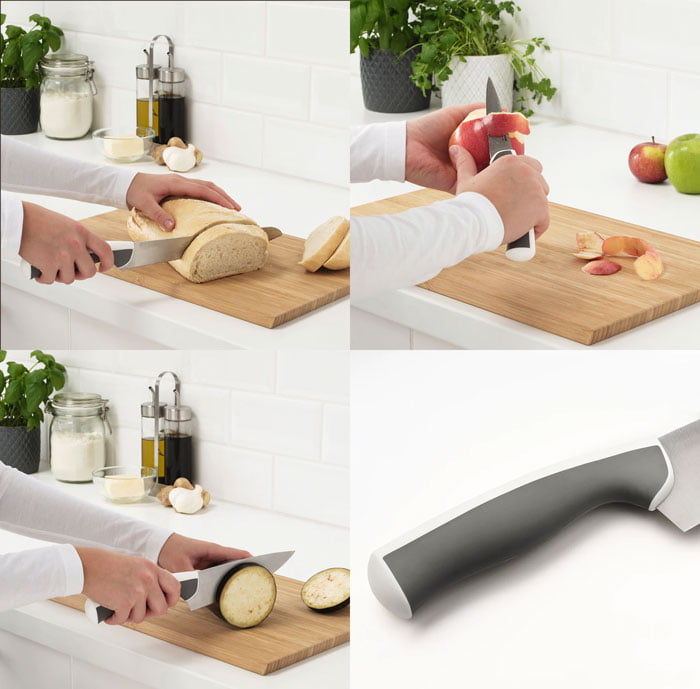 Ikea Andlig 3-Piece Knife Set Light 6 Ikea Andlig 3-Piece Knife Set Light