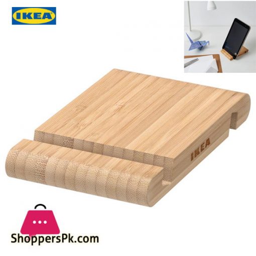 Ikea BERGENES Holder for Mobile Phone Tablet Bamboo
