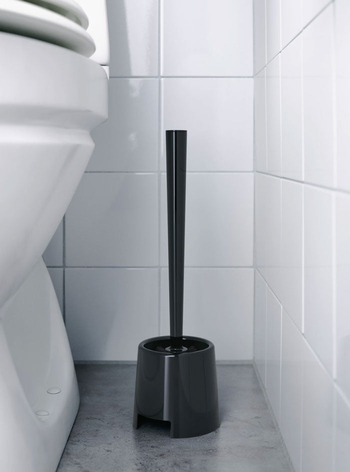 Ikea Bolmen Toilet Brush Holder Black