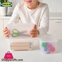 Ikea GLIS Box With Lid 17x10 cm Pack of 3