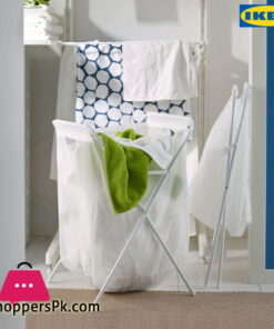Ikea Jall Laundry Bag With Stand White 5 Ikea Jall Laundry Bag With Stand White - Image 2
