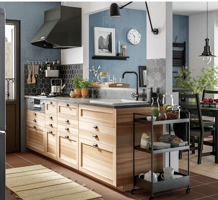 Ikea Nissafors Trolley - Steel Powder Coating