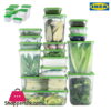 Ikea Pruta Food Container Set Of 17