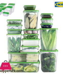 Ikea PRUTA Food Container Set of 17