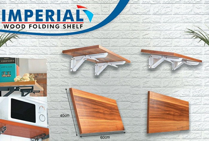 Imperial Wood Folding Shelf