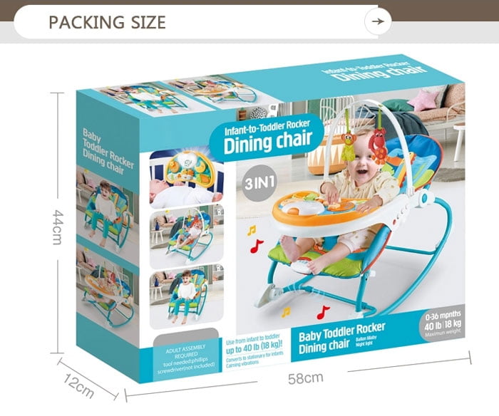 Infant To Toddler Rocker Dining Chair 8588
