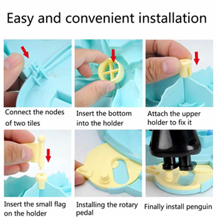 Kids 4 Players Puzzle Kicking Toys