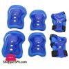 Kids Children Sports Protective Gear Elbow Pads Adjustable Wrist Guards Roller Skating Safety Protection 6 Pieces Set Knee Pads
