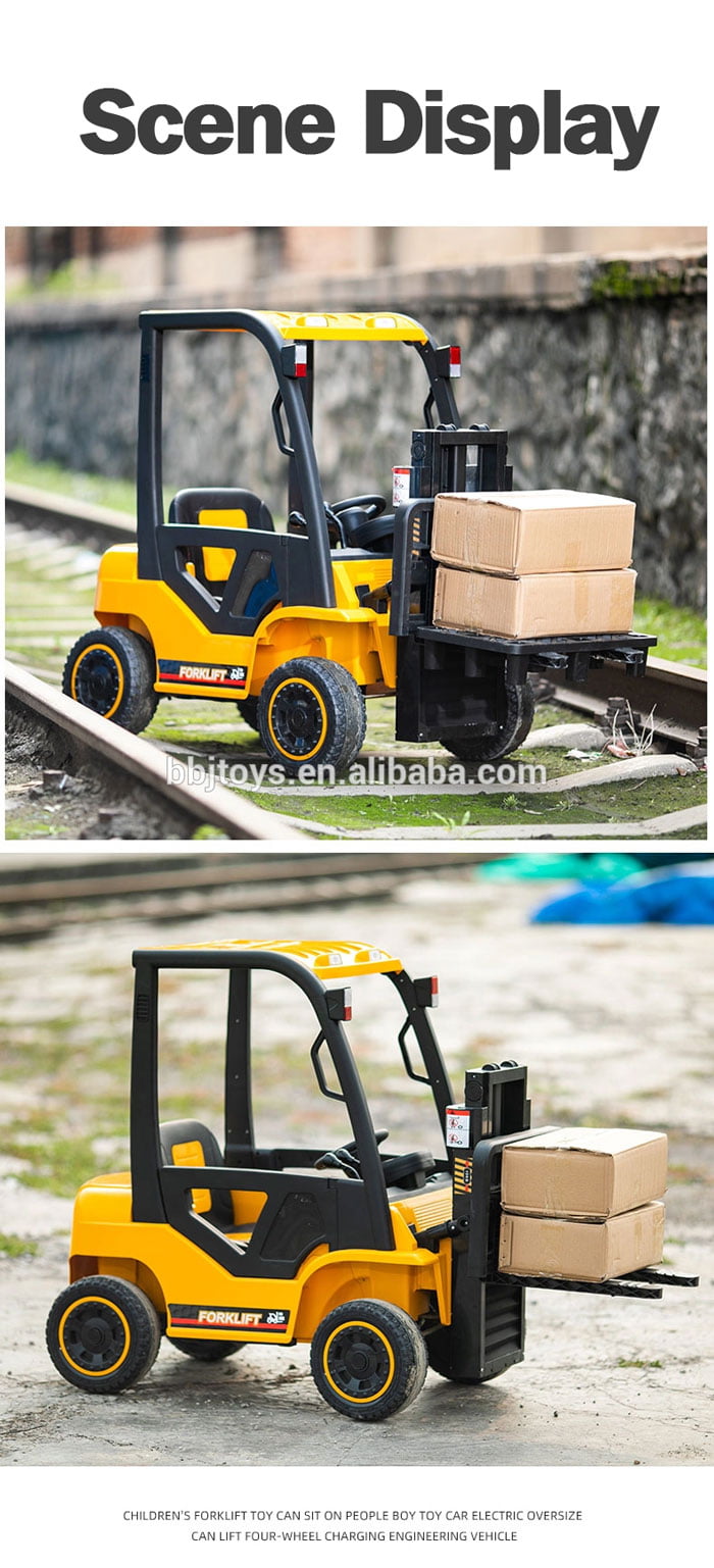 Kids Ride On Forklift Truck With Remote Control For 2 To 8 Years Kids