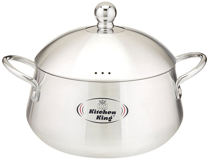 Kitchen King Julia Belly Pot Stock Pot With Lid 11.6 Liter - 28 Cm