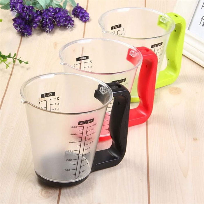 Kitchen Measuring Jug, Electronic Scale, Digital Measuring Cup Scale,Weighing Device Thermometer with LCD Display Measuring Cup Kitchen Accessories