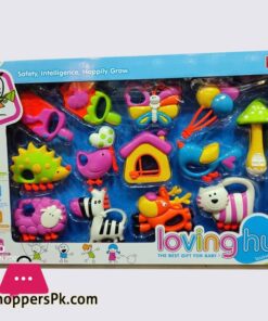 Loving Hut Baby Rattle Set Early Stimulation Toy