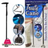 Magic Foldable Trusty Cane with Light (Black)