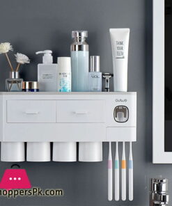 Multi-Functional Toothbrush Holder