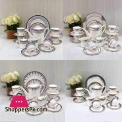 Royal Orchid Bone China 24 Pieces ( 6 Person Serving)