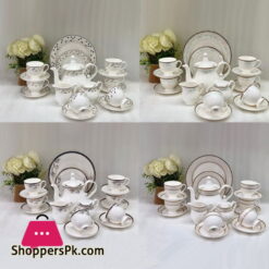 Royal Orchid Bone China 24 Pieces ( 6 Person Serving)