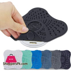 Silicone Drains Protector Shower Drain Hair Catcher /Kitchen/Basin/Sink (5.3”x5.3”)
