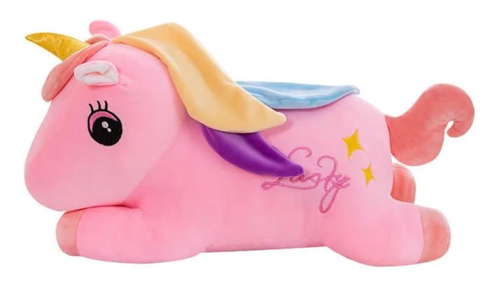 Unicorn Plush Pillow &Amp; Blanket Set