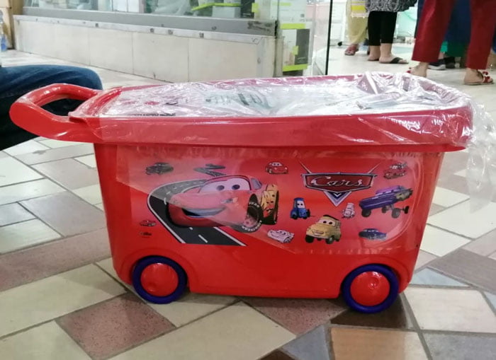 Zibasazan Plastic Matiloos Toy Box