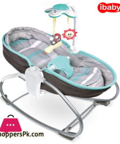 ibaby 3 in 1 Rocker Newborn Baby Rocking Chair Multifunctional Music Electric Swing Baby Comfort Chair Baby Cradle Suitable For 0-3 Years Old 68148