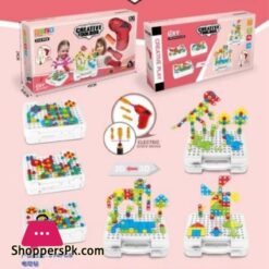 Kids Playing Creative Tool Box 214 pcs