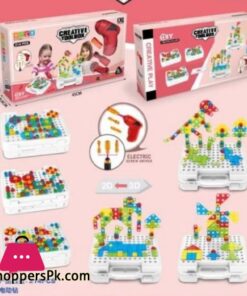 Kids Playing Creative Tool Box 214 pcs
