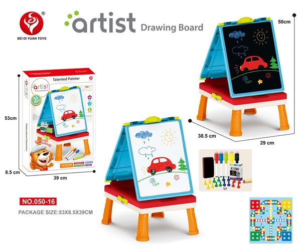 2 In 1 Education Double Sided Children Writing Board With Game