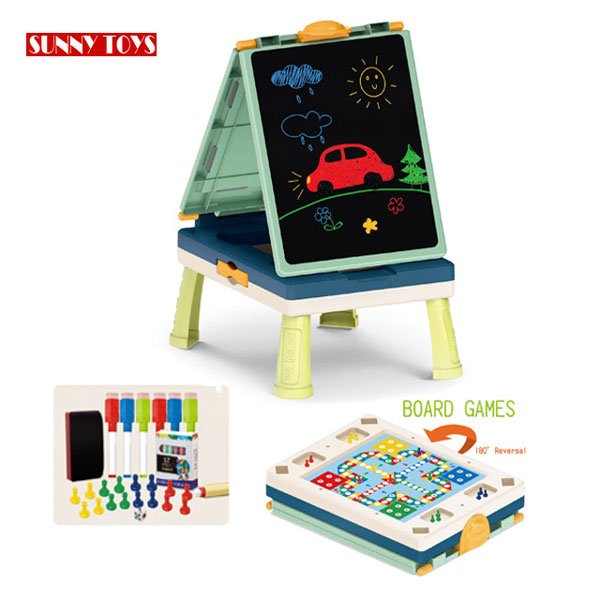 2 In 1 Education Double Sided Children Writing Board With Game