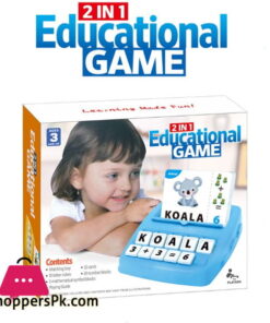 2 in 1 Educational Card Game For Kid