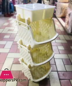 3 Tier Kitchen Organization and Storage Cabinet Containers