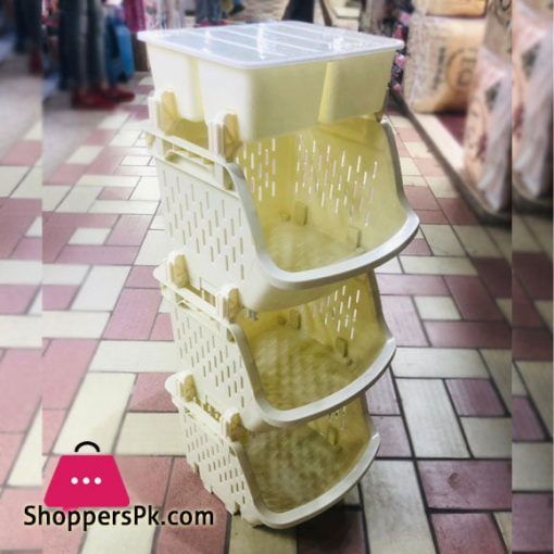 3 Tier Kitchen Organization and Storage Cabinet Containers