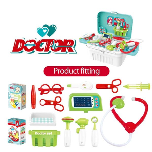 3 In 1 Doctor Play Handy Trolley Suitcase