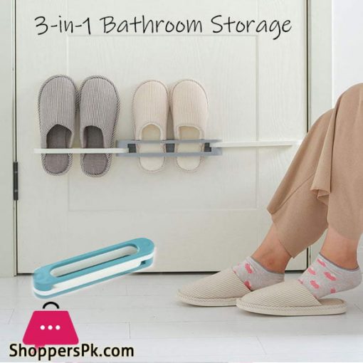 3-in-1 Wall Mounted Slippers Storage