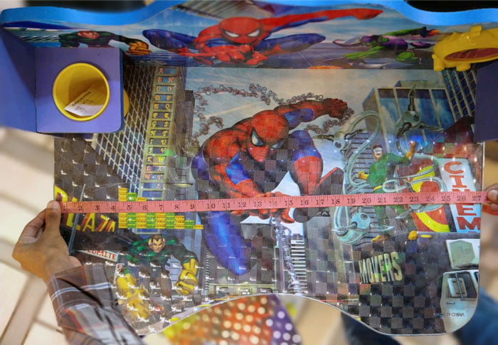 3D Kids Study Table And Chair Spiderman