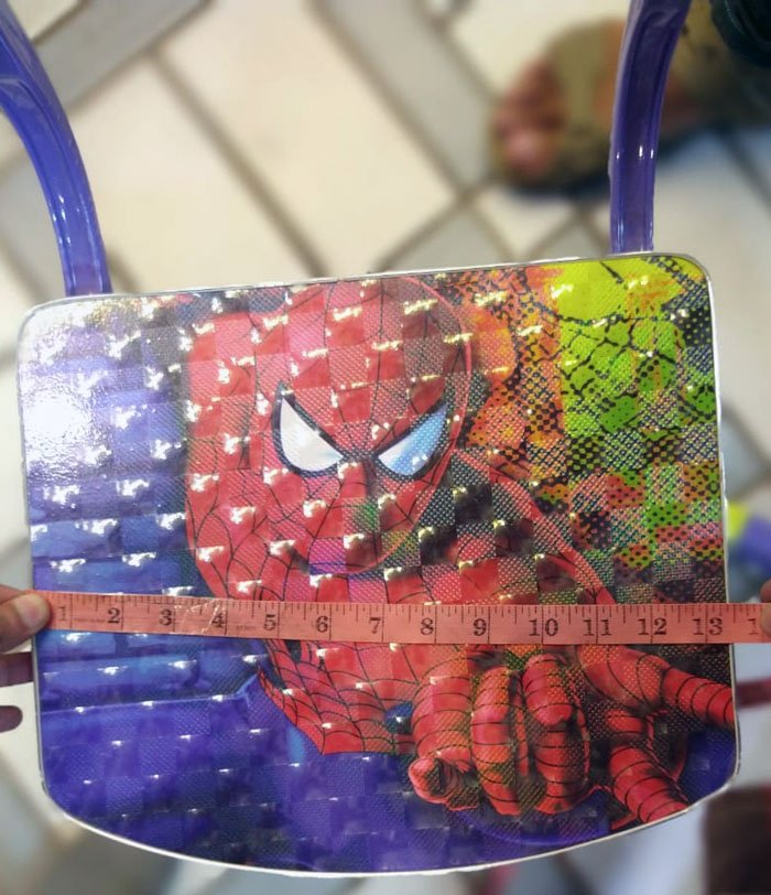 3D Kids Study Table And Chair Spiderman