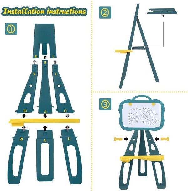 4 In 1 Magnetic And Chalkboard