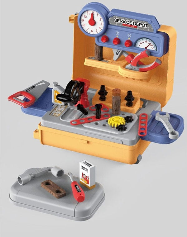 4 In 1 Mobile Tool Table Trolley Case