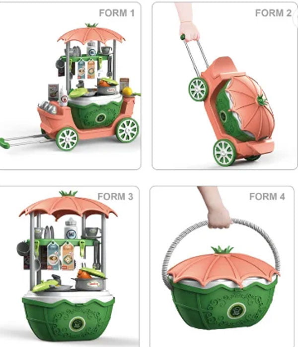 4 In 1 Surprise Kitchen Trolley For Kid